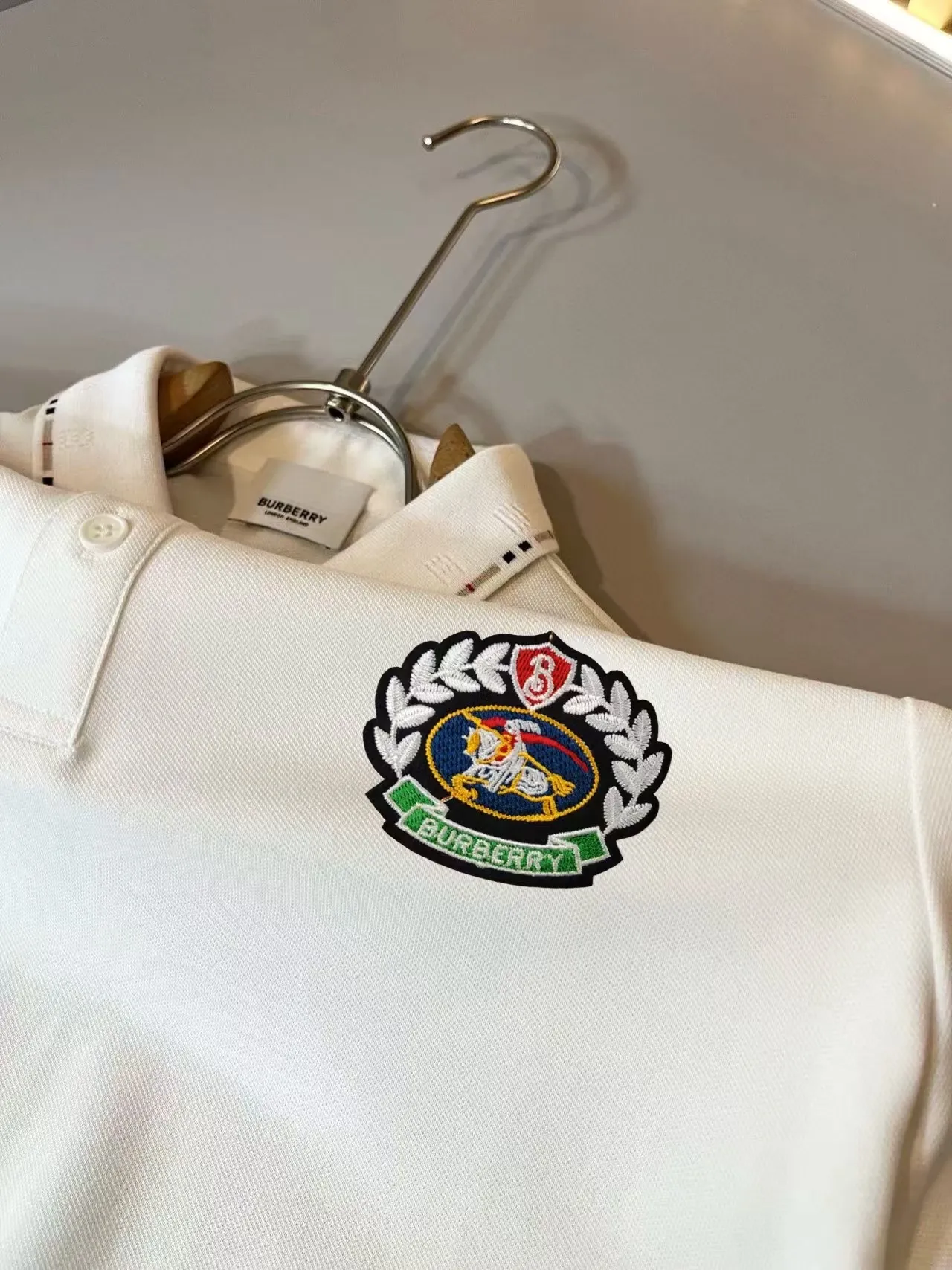 P125， Bur*erry * 2026 New Arrival Polo ， ！ , ！ ！ Breathable , ！ logo ！ ! ！ Premium .Size:M-4XL